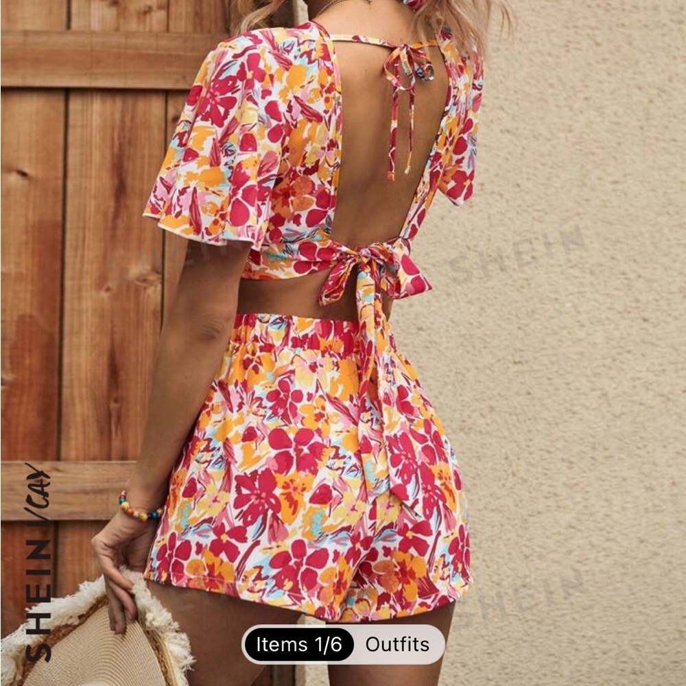 Floral Two Piece set